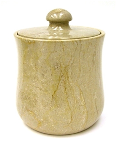 Sahara Beige Marble Modern Canister