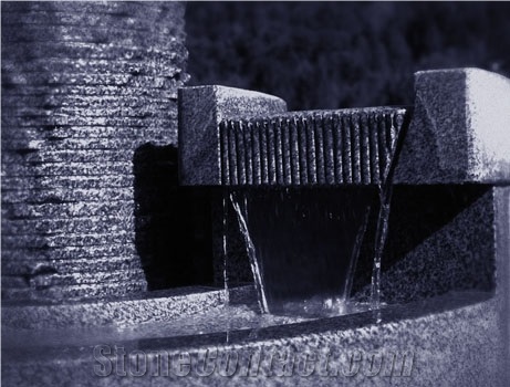 Fountains, Pools, Oplotnica Sivi Grey Granite