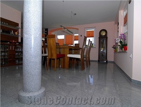 Pohorski Tonalit Granite Column, Grey Granite