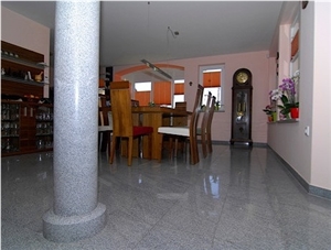 Pohorski Tonalit Granite Column, Grey Granite