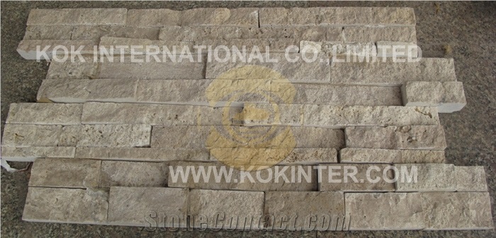 Beige Travertine Cultured Stone