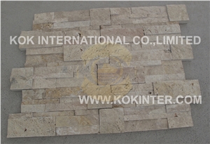 Beige Travertine Cultured Stone