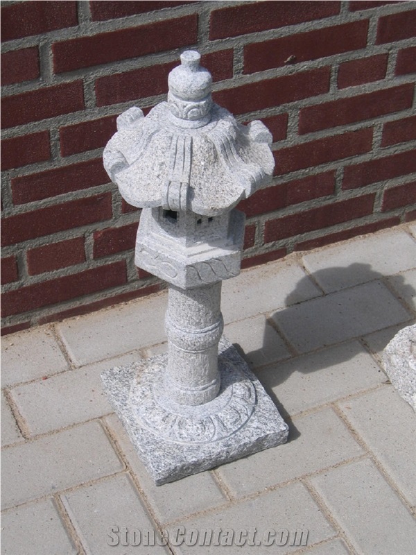 Kasuga Grey 60 - Japanese Lantern, G603 White Granite