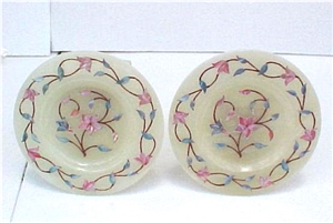Onyx Carving Plate, Light Green Onyx