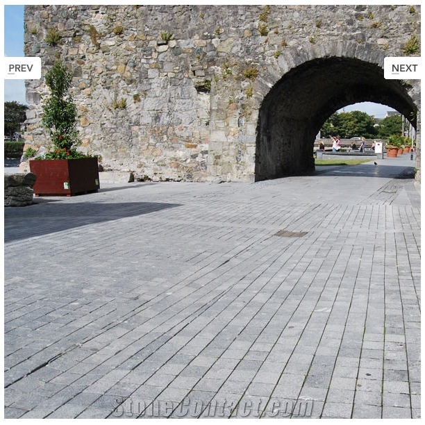 Kilkenny Limestone Paving, Grey Limestone Cobble, Pavers