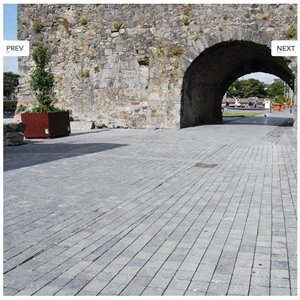 Kilkenny Limestone Paving, Grey Limestone Cobble, Pavers
