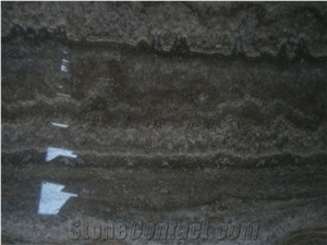 Silver Smokey Travertine Block, Iran Grey Travertine