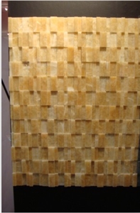 Stone Fair Hot Style Standard Size Yellow, Honey Yellow Onyx Mosaic