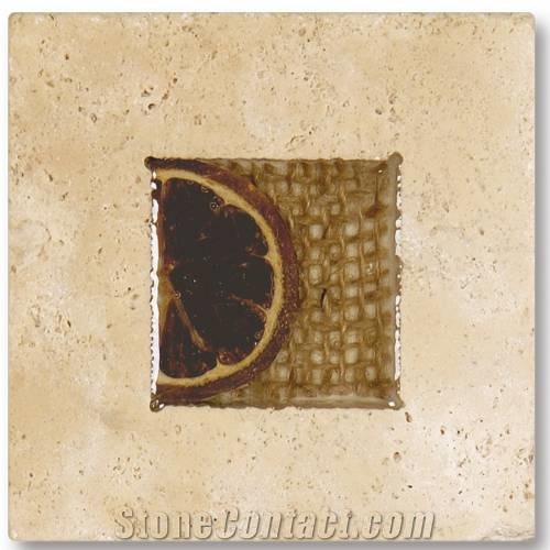 Kitchen Backsplash Insert Tiles, Travertino Romano Classico Beige Travertine Kitchen Accessories