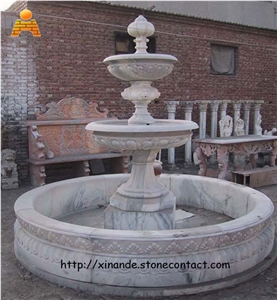 Garden Fountain, Large Stone Fountain