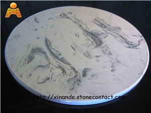 Round Tabletops, White Marble Tabletops Round Tabletops, White Marble Tabletops
