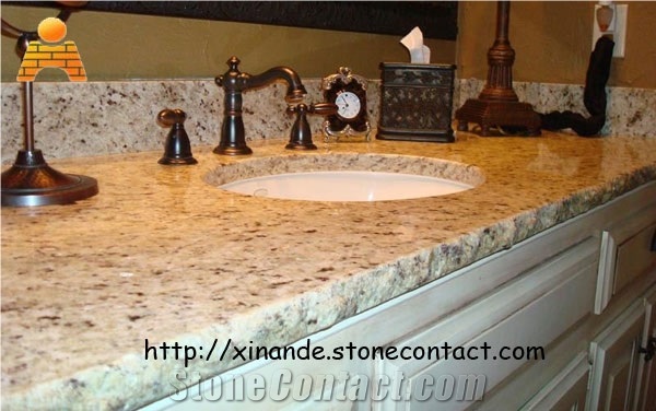 Santa Cecilia Light Granite Bath Top