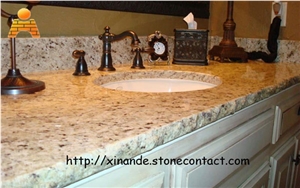 Santa Cecilia Light Granite Bath Top
