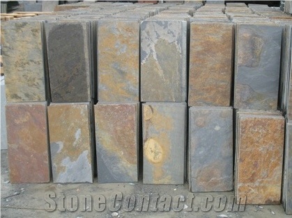 Rusty Flooring Slate Floor Tile, Natural Slate Tiles