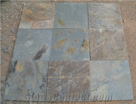 Rusty Flooring Slate Floor Tile, Natural Slate Tiles