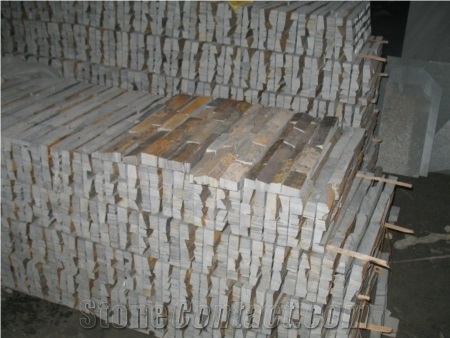 Wall Cladding Stone,Cultured Stone, Natural Grey Slate Cultured Stone