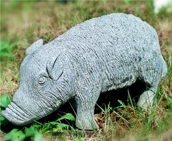 Granite Animal Artifacts, Grey Granite Artifacts
