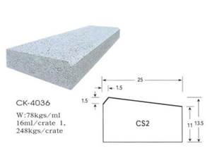 White Granite Kerbstone