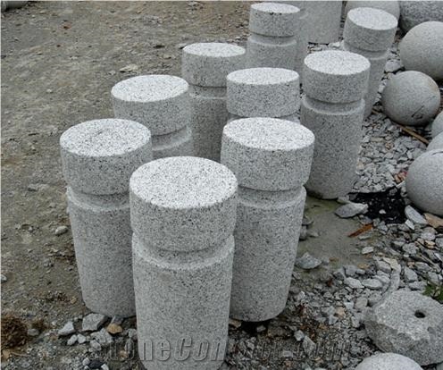 White Granite Parking Stone