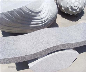 Granite Stone Table and Bench, Grey Granite Bench Granite Stone Table and Bench, Grey Granite Bench