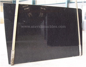 Star Galaxy Granite Slabs & Tiles, India Black Granite