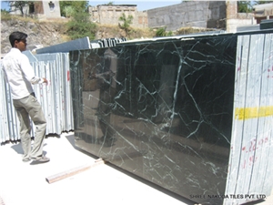 Spider Green Marble Slabs