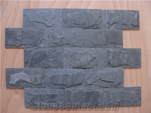 Black Slate Mushroom Stone
