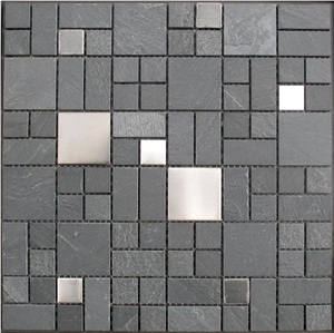 Grey Slate Mosaic Grey Slate Mosaic