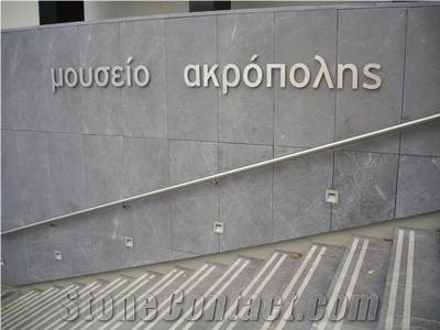 Grey Marble Stairs and Steps, Kokkinovrakhos Grey Marble