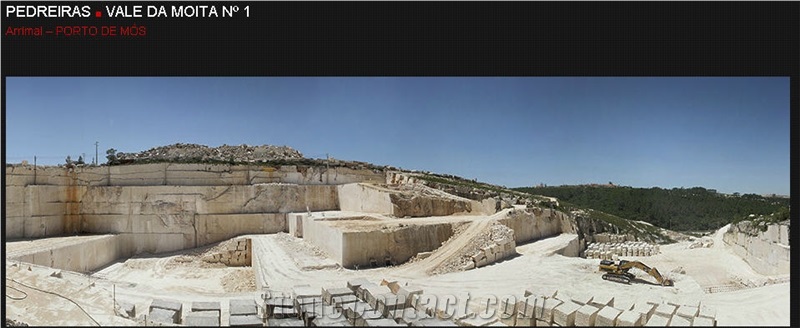 Branco Do Mar Limestone Block, Portugal White Limestone