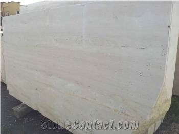 Travertino Navona and Travertino Silver Blocks, Travertino Navona Travertine Block