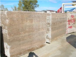 Travertino Toscano Noce Travertine Slabs, Italy Brown Travertine