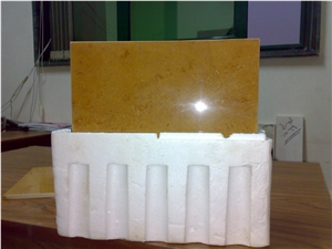 Golden Sinai Limestone Tiles, Egypt Yellow Limestone Tiles & Slabs