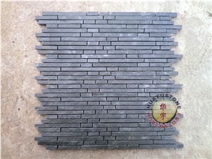 Black Slate Mosaic,stone Mosaic