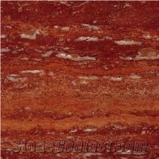 Rojo Alhambra Travertine Tiles & Slabs, Red Travertine Tiles & Slabs Spain