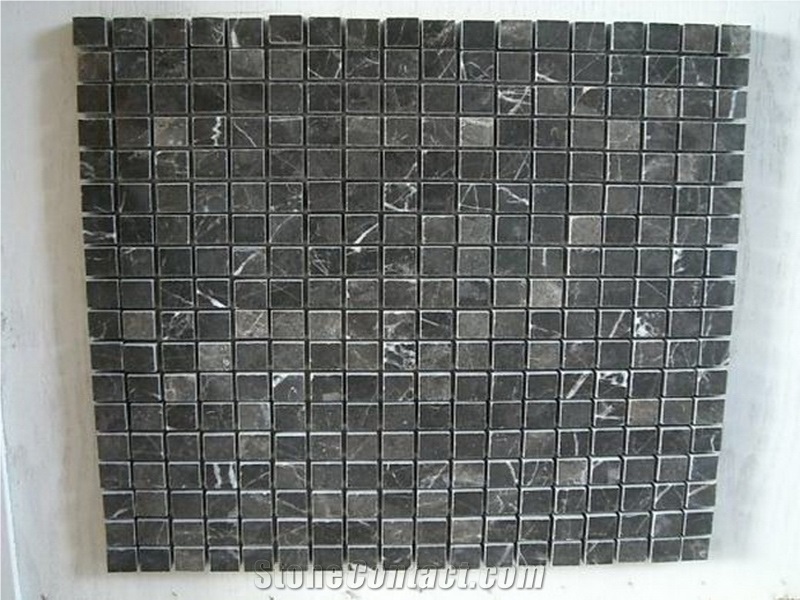 Black Marble Mosaic Tile