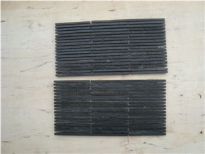 Black Slate Mosaic Wall Tile