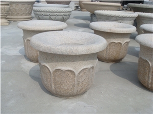Granite Flower Pot,Garden Pot