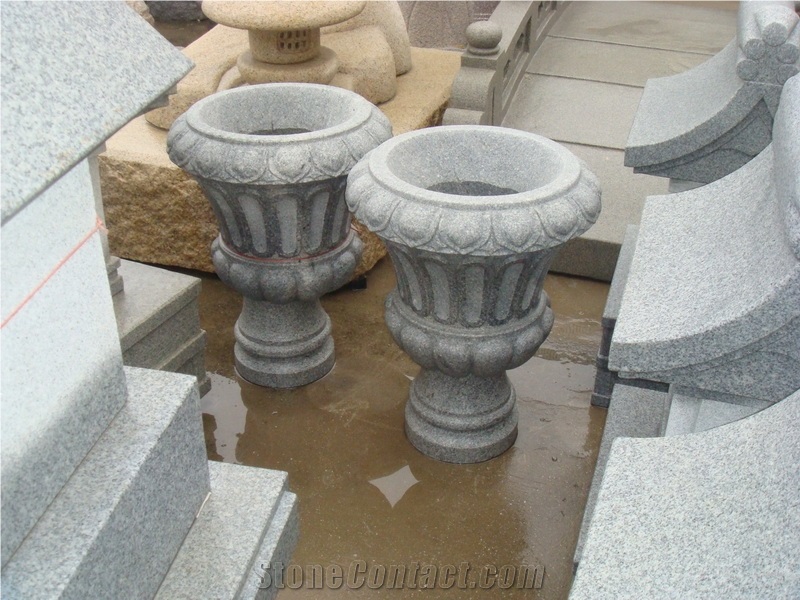 Granite Flower Pot