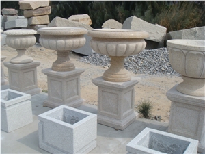 Granite Flower Pot