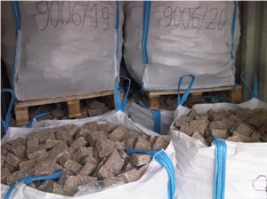 Yellow Granite Pavers - Cubes and Setts, Amarelo Vila Real Yellow Granite