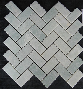 Mosaic Ming Green Sea Wave Mosaic Ming Green Sea Wave