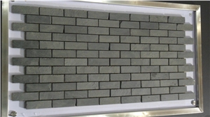 Stone Mosaic , Mosaic Tiles , Silver Slate Mosaic, Silver Grey Slate Mosaic