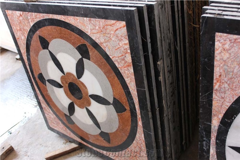 Marble Waterject Medallion