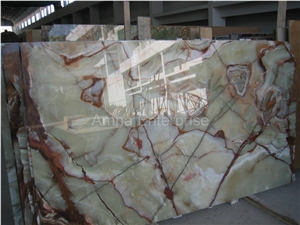 Light Green Onyx Slabs