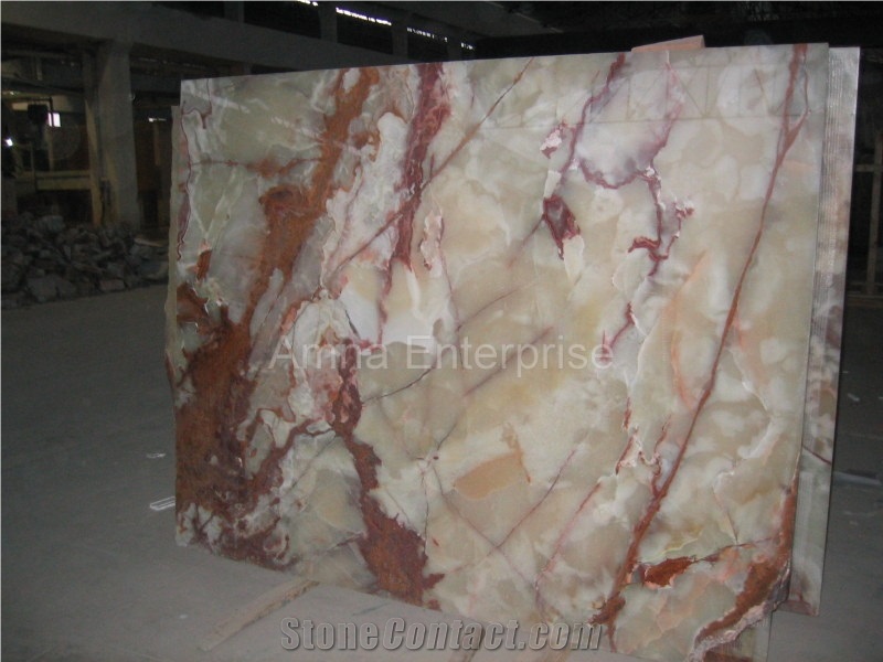 Light Green Onyx Slabs