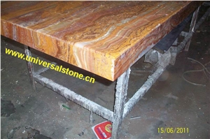Backlit Onyx Kitchen Top-067