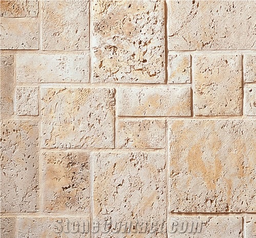 Fossil Reef Coral Stone Pattern, Marbella Shellstone Pattern