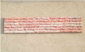 Natural Cultured Stone, Pink Quartzite Cultured Stone
