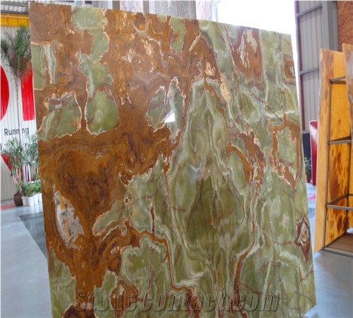 Green Onyx Dark Slab&tile